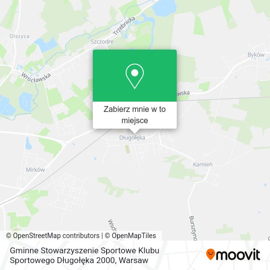 Mapa Gminne Stowarzyszenie Sportowe Klubu Sportowego Długołęka 2000