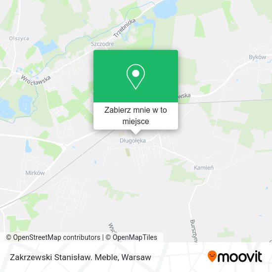 Mapa Zakrzewski Stanisław. Meble