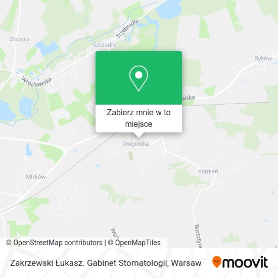 Mapa Zakrzewski Łukasz. Gabinet Stomatologii