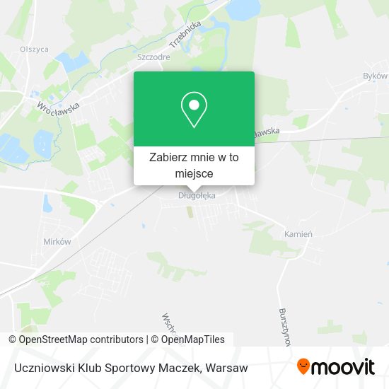 Mapa Uczniowski Klub Sportowy Maczek