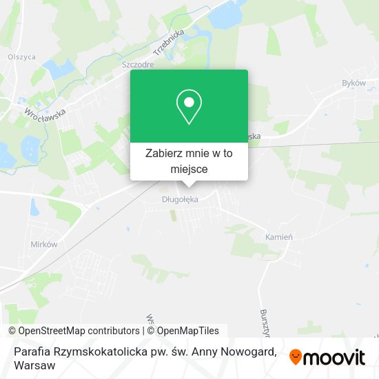 Mapa Parafia Rzymskokatolicka pw. św. Anny Nowogard