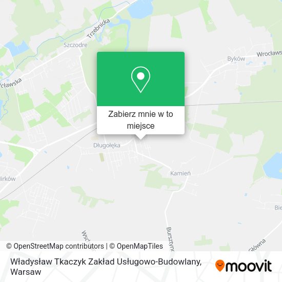 Mapa Władysław Tkaczyk Zakład Usługowo-Budowlany