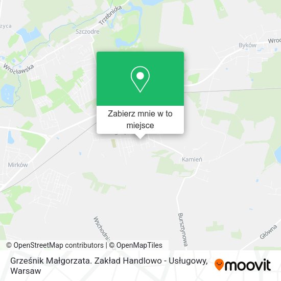 Mapa Grześnik Małgorzata. Zakład Handlowo - Usługowy