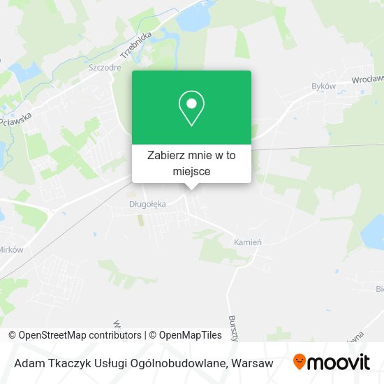 Mapa Adam Tkaczyk Usługi Ogólnobudowlane