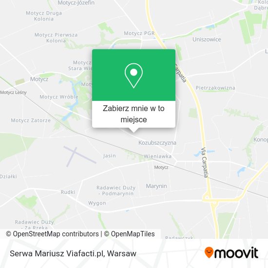 Mapa Serwa Mariusz Viafacti.pl