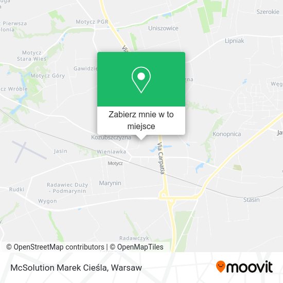 Mapa McSolution Marek Cieśla