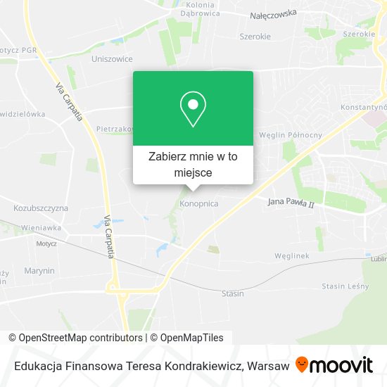 Mapa Edukacja Finansowa Teresa Kondrakiewicz