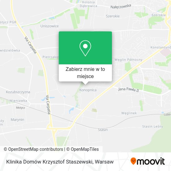 Mapa Klinika Domów Krzysztof Staszewski