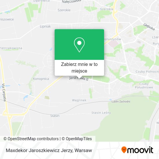 Mapa Maxdekor Jaroszkiewicz Jerzy