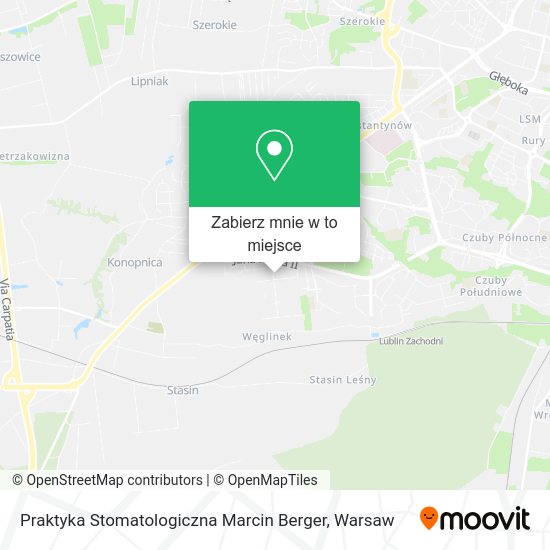 Mapa Praktyka Stomatologiczna Marcin Berger