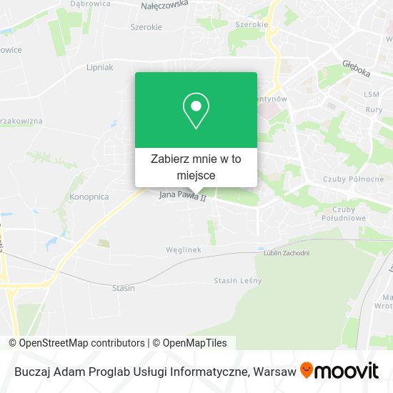 Mapa Buczaj Adam Proglab Usługi Informatyczne