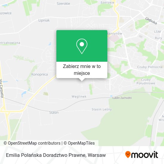 Mapa Emilia Polańska Doradztwo Prawne