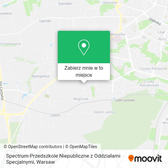 Mapa Spectrum-Przedszkole Niepubliczne z Oddziałami Specjalnymi