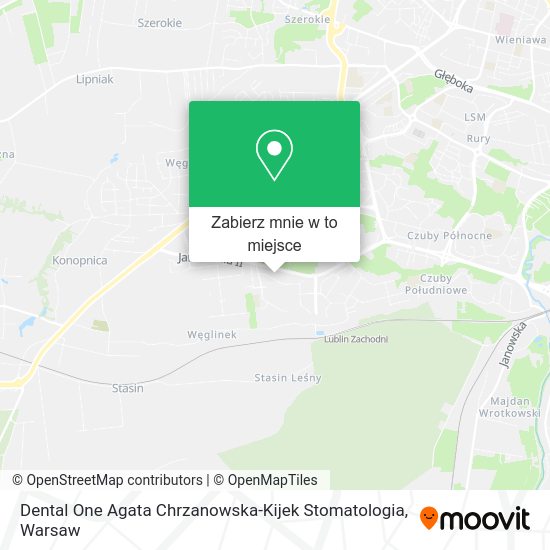 Mapa Dental One Agata Chrzanowska-Kijek Stomatologia