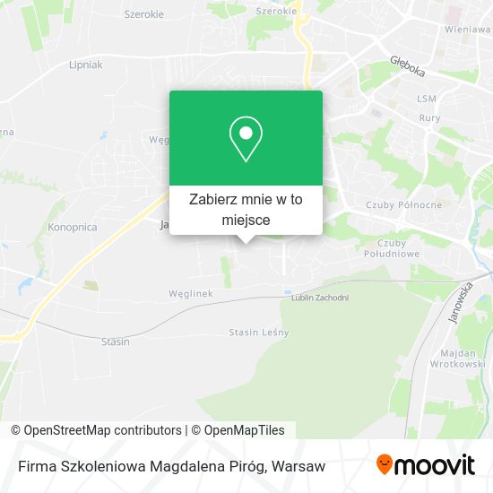 Mapa Firma Szkoleniowa Magdalena Piróg