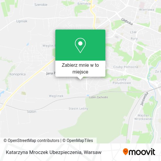 Mapa Katarzyna Mroczek Ubezpieczenia