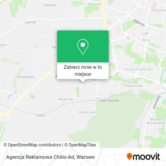 Mapa Agencja Reklamowa Chillo-Ad