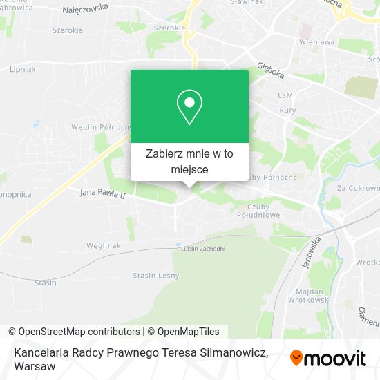 Mapa Kancelaria Radcy Prawnego Teresa Silmanowicz