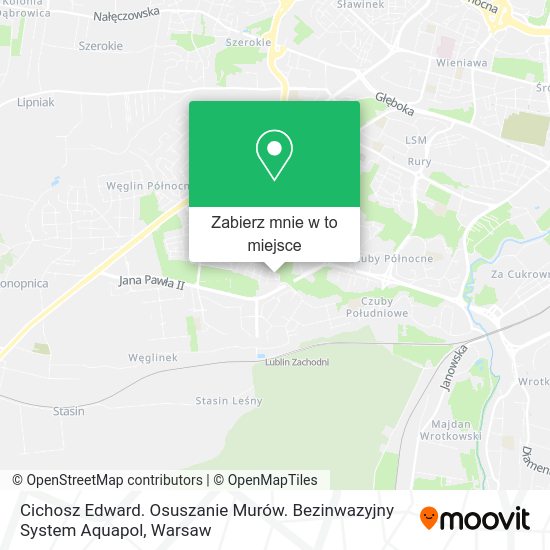 Mapa Cichosz Edward. Osuszanie Murów. Bezinwazyjny System Aquapol