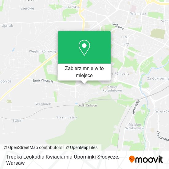 Mapa Trepka Leokadia Kwiaciarnia-Upominki-Słodycze