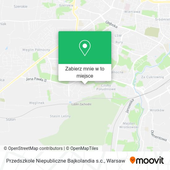 Mapa Przedszkole Niepubliczne Bajkolandia s.c.