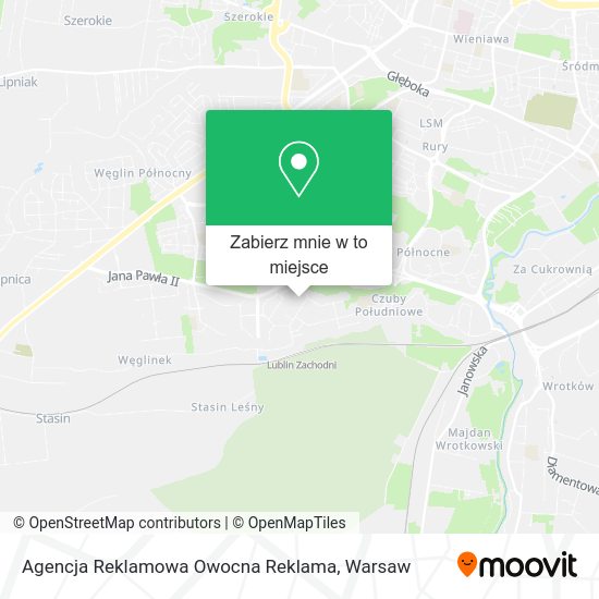 Mapa Agencja Reklamowa Owocna Reklama