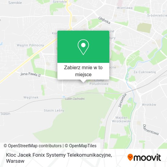 Mapa Kloc Jacek Fonix Systemy Telekomunikacyjne