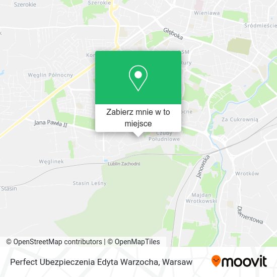 Mapa Perfect Ubezpieczenia Edyta Warzocha