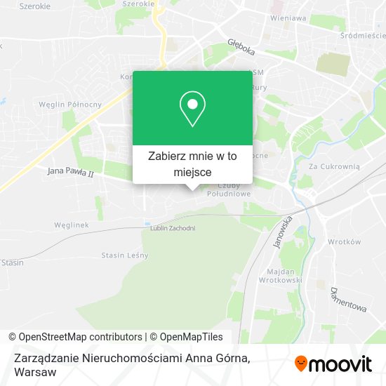 Mapa Zarządzanie Nieruchomościami Anna Górna