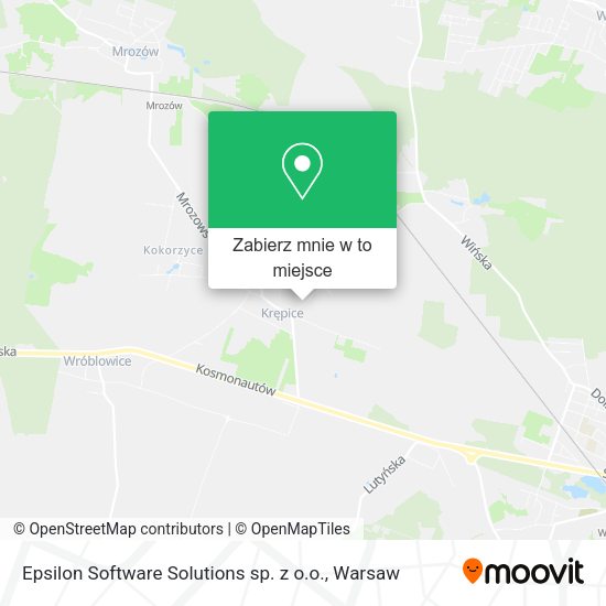 Mapa Epsilon Software Solutions sp. z o.o.