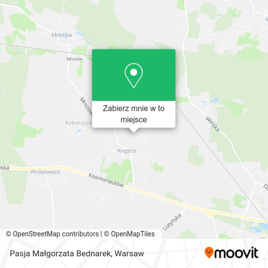 Mapa Pasja Małgorzata Bednarek