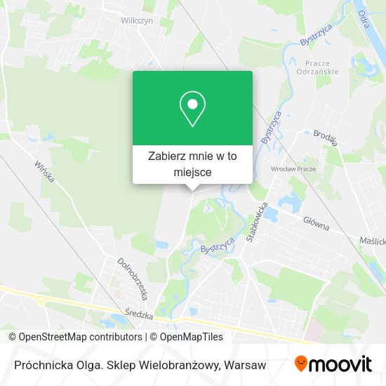 Mapa Próchnicka Olga. Sklep Wielobranżowy