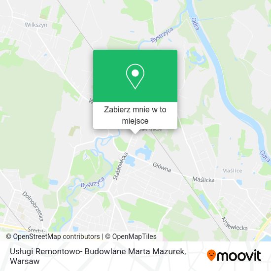 Mapa Usługi Remontowo- Budowlane Marta Mazurek