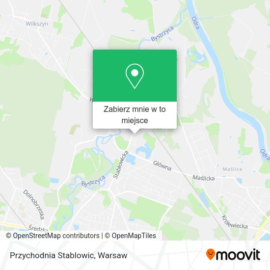 Mapa Przychodnia Stablowic