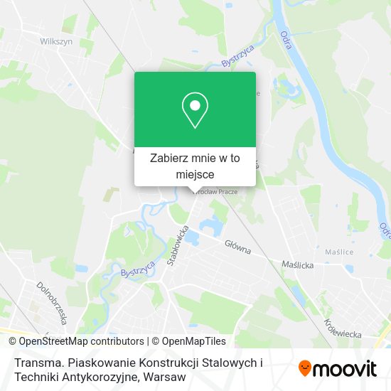 Mapa Transma. Piaskowanie Konstrukcji Stalowych i Techniki Antykorozyjne