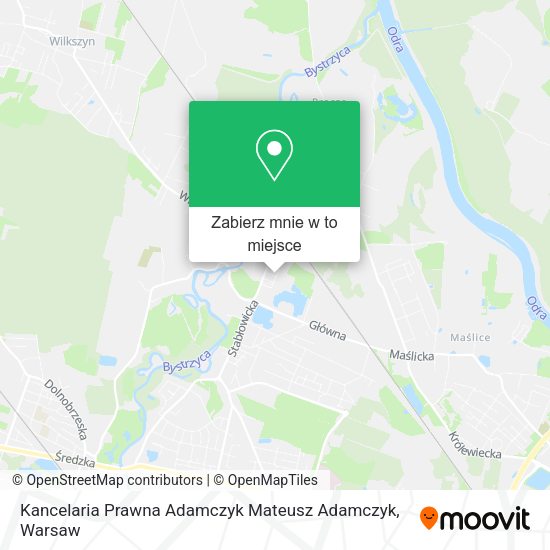 Mapa Kancelaria Prawna Adamczyk Mateusz Adamczyk