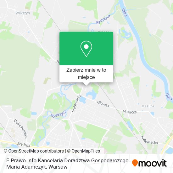 Mapa E.Prawo.Info Kancelaria Doradztwa Gospodarczego Maria Adamczyk