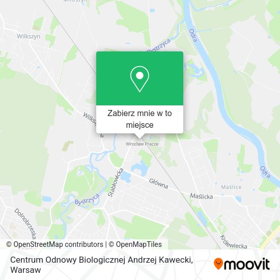 Mapa Centrum Odnowy Biologicznej Andrzej Kawecki