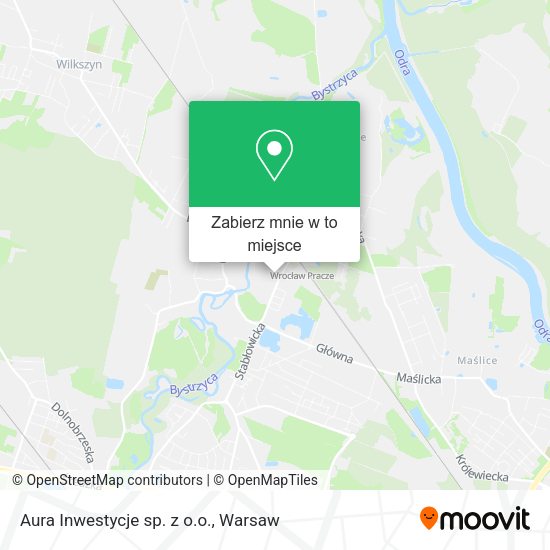 Mapa Aura Inwestycje sp. z o.o.