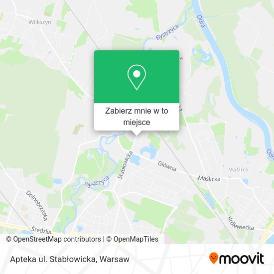 Mapa Apteka ul. Stabłowicka