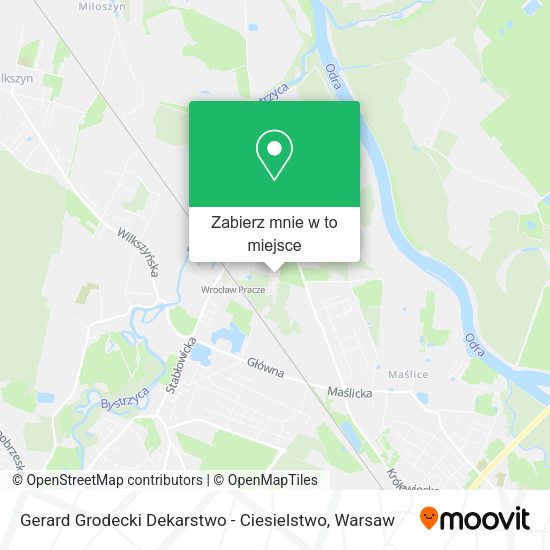 Mapa Gerard Grodecki Dekarstwo - Ciesielstwo