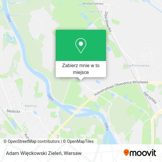 Mapa Adam Więckowski Zieleń