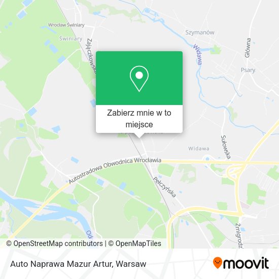 Mapa Auto Naprawa Mazur Artur