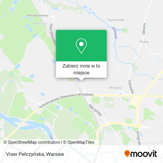 Mapa Viser Pełczyńska