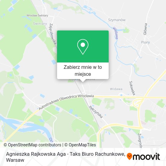 Mapa Agnieszka Rajkowska Aga - Taks Biuro Rachunkowe