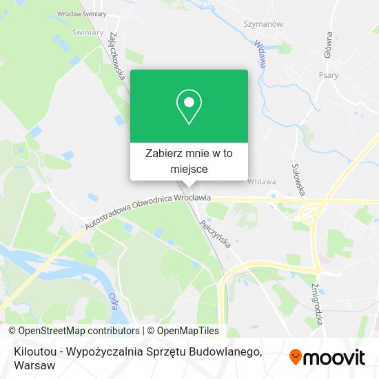 Mapa Kiloutou - Wypożyczalnia Sprzętu Budowlanego