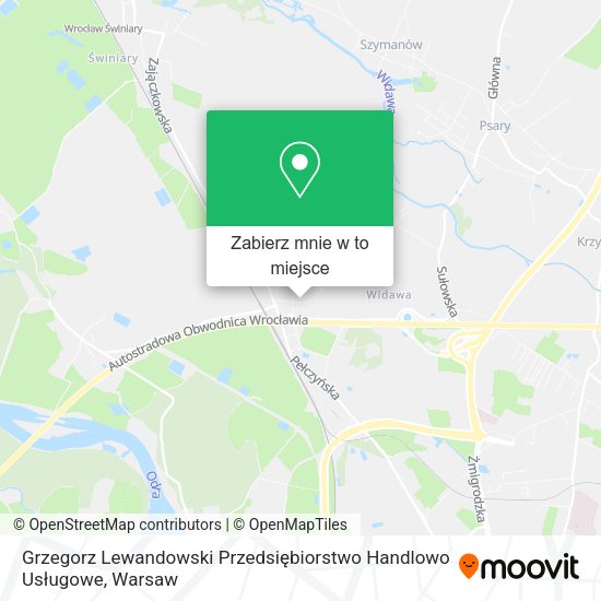 Mapa Grzegorz Lewandowski Przedsiębiorstwo Handlowo Usługowe