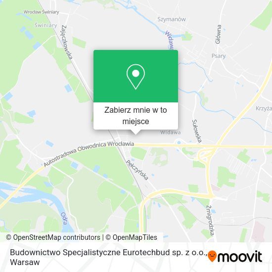 Mapa Budownictwo Specjalistyczne Eurotechbud sp. z o.o.