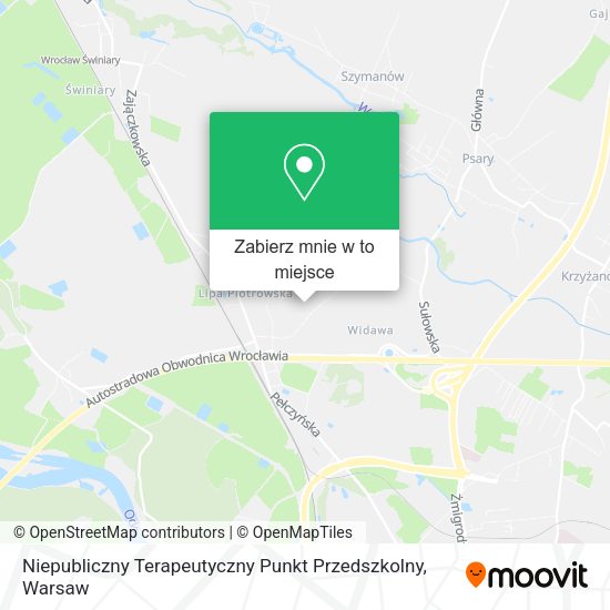 Mapa Niepubliczny Terapeutyczny Punkt Przedszkolny