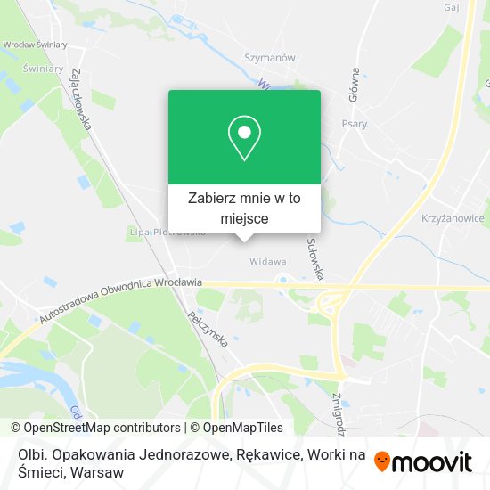 Mapa Olbi. Opakowania Jednorazowe, Rękawice, Worki na Śmieci